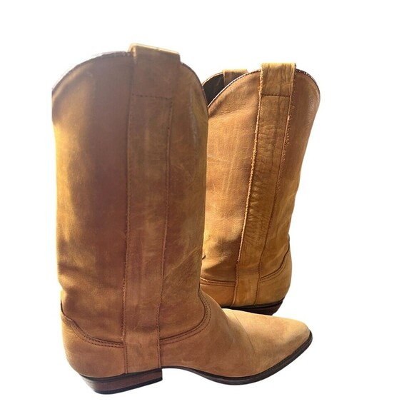 Guess by Georges Marciano Womens Mid Calf Suede Boots Brown Size 7.5 Y2K Western - Picture 5 of 10